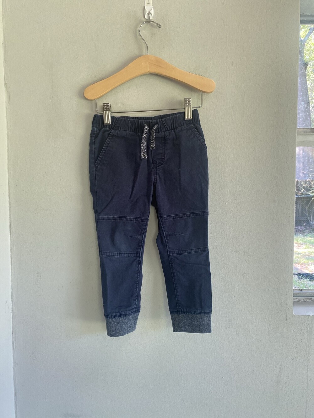 Cat & Jack Navy Stretch Woven Jogger Pants Toddler Boys 3T